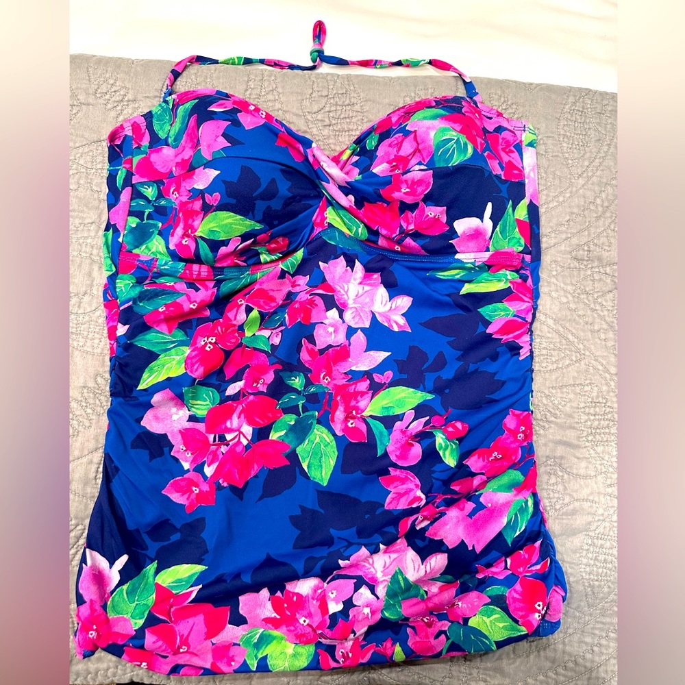 Tommy Bahama Bougainvillea Tankini. Gorgeous. XL